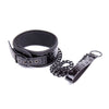 Black Tied Ultimate Bondage Kit,blindfold, ball gag, collar, wrist and ankle cuffs, paddle spanking sex toys - Real Silicone Sex Dolls